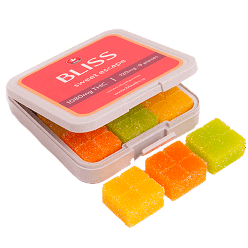 Bliss - THC Gummies 1080 mg - Sweet Escape **Bientôt de retour**